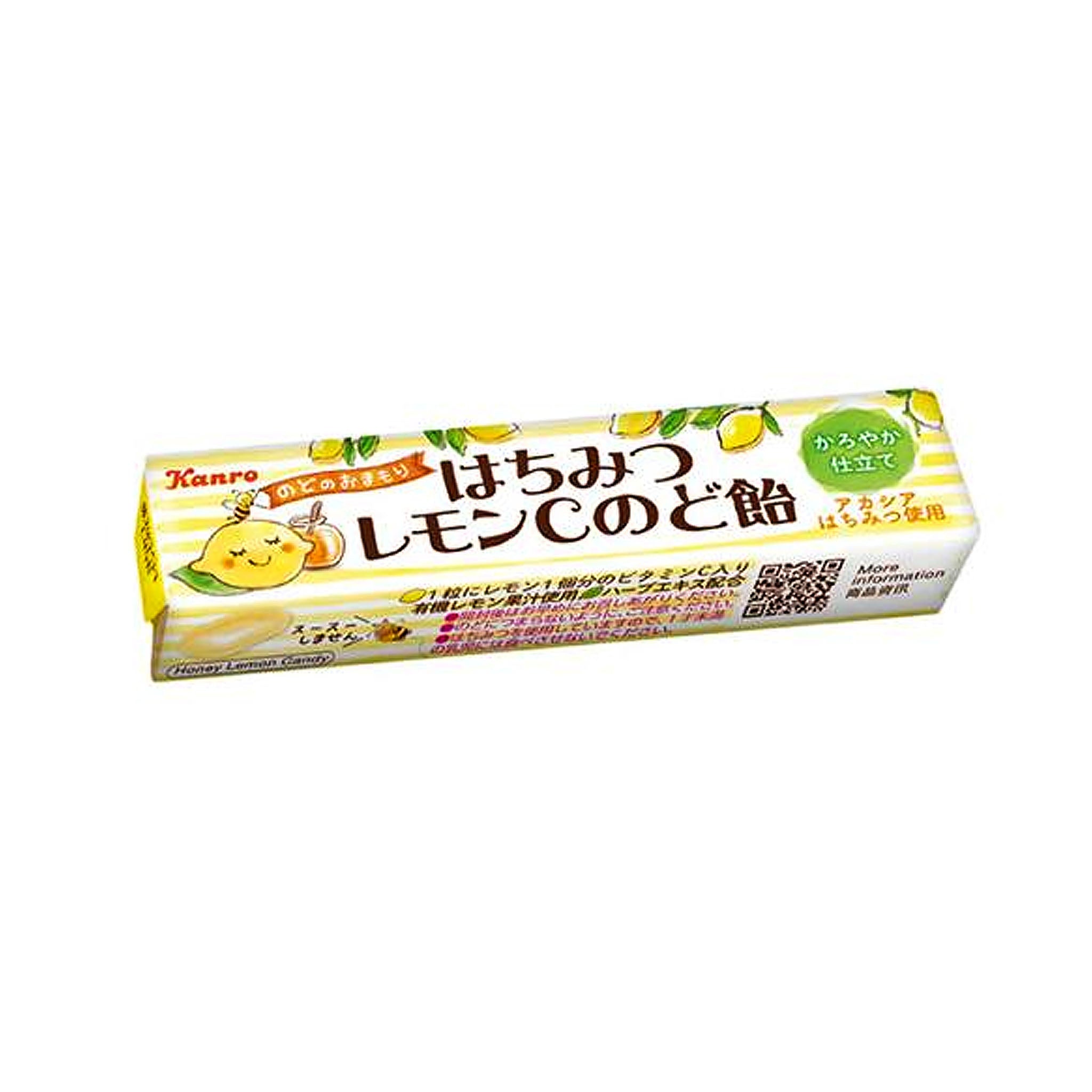 Kanro Honey Lemon C Throat Lozenge Stick